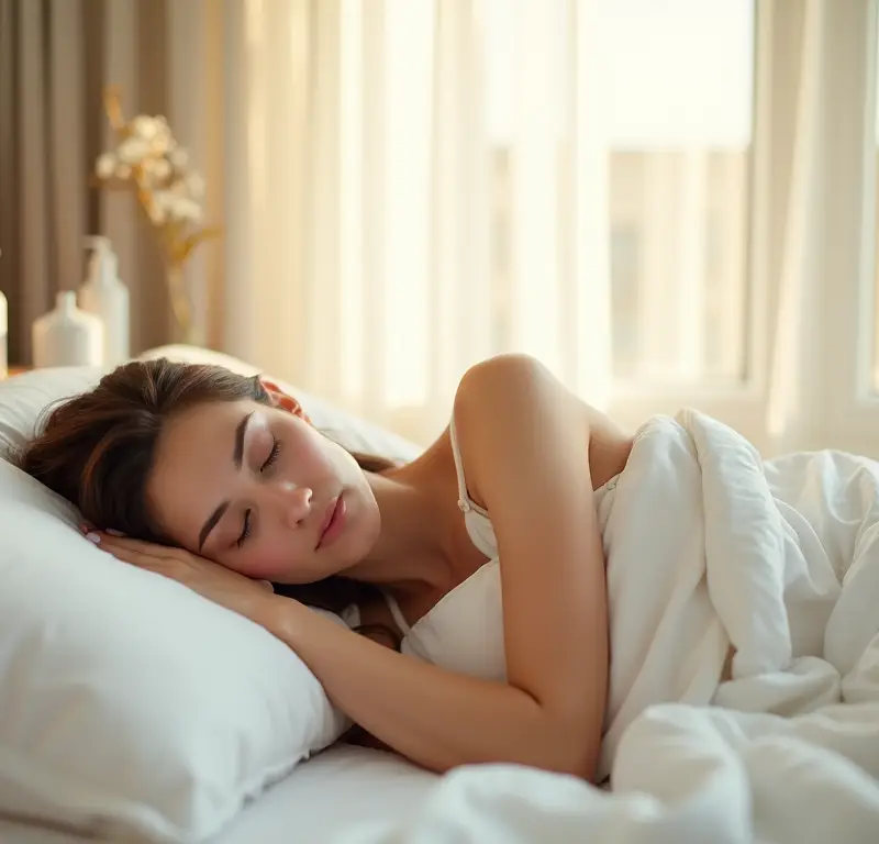 นอนหลับกับการลดริ้วรอย